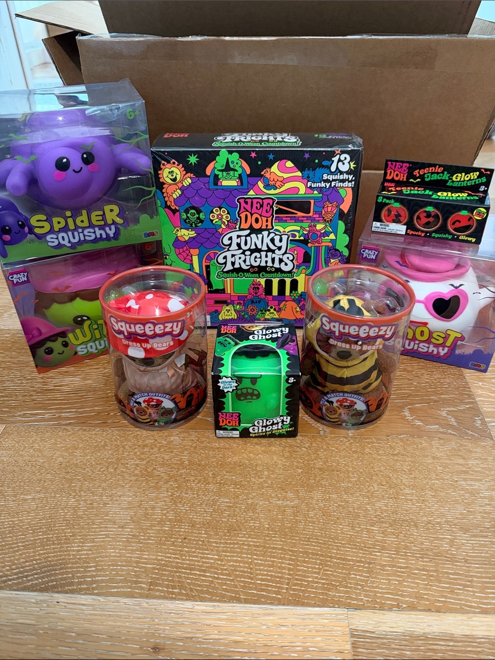 Halloween NeeDoh (Funky Frights, Ghost, Teenies, Crazy Fun & Squeezy Bundle